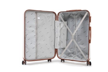 Troler Mare Aventor, 77x47x28 cm, ABS, Cifru, 4 Roți Duble 360°, 91 L, AV107, Alb - Img 9