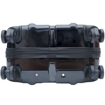 Troler mare Aventor AV103, policarbonat, 76x49x29 cm, bagaj de cala, folie de protectie, cifru TSA, negru - Img 5
