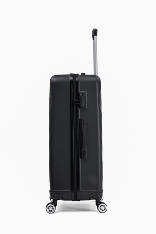 Troler mare Aventor AV104, 76x49x29 cm, bagaj de cala, 100%ABS, cifru, 4 roti duble 360°, negru - Img 5