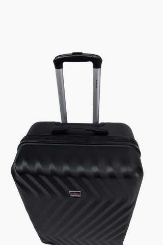 Troler mare Aventor AV104, 76x49x29 cm, bagaj de cala, 100%ABS, cifru, 4 roti duble 360°, negru - Img 15