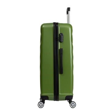 Troler mare Aventor AV104, 76x49x29 cm, bagaj de cala, 100%ABS, cifru, 4 roti duble 360°, verde - Img 6