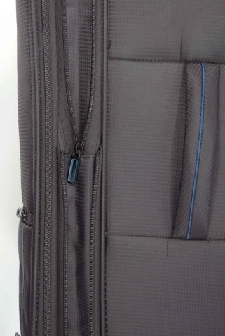 Troler mare extensibil Benzi BZ 5825, poliester, bagaj de cala, 78x48x31 cm, 4 roti duble la 360°, verde inchis - Img 5