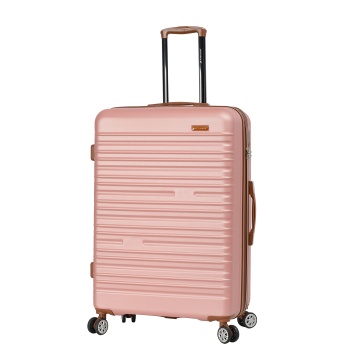 Troler mare extensibil Madisson SW33803, ABS, cifru, 4 roti duble, 77 cm, rose
