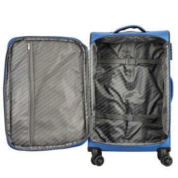 Troler mare extensibil Snowball SW45103, poliester, 4 roti duble, cifru TSA, 77 cm, bleumarin - Img 2