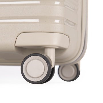 Troler Mare extensibil Stratic L Straw T, 76x51.5x30.5 cm, Bej - Img 4