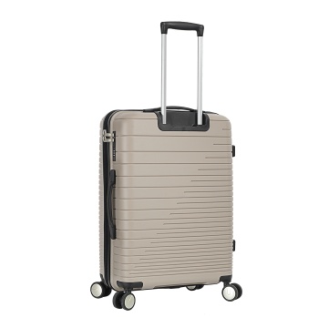 Troler Mare Madisson SW33703, Polipropilena, 4 Roti Duble, Cifru, 75 cm, Auriu - Img 4