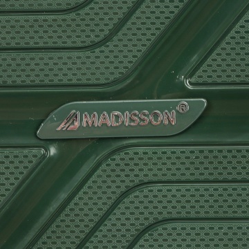 Troler mare Madisson SW42103, polipropilena, cifru, 4 roti duble, 77 cm, verde inchis - Img 17