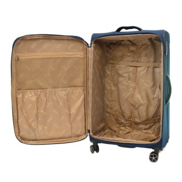 Troler Mare Poliester 4 Roti Duble Ella Icon Stark 2582 - 80 cm Bleumarin - Img 2