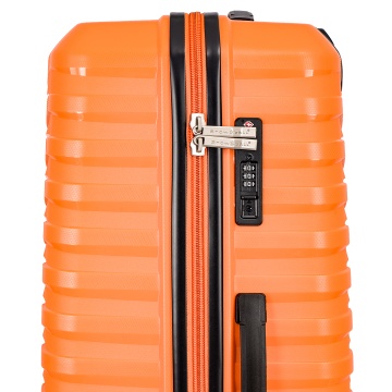 Troler mare Snowball SW43803, polipropilena, cifru TSA, 4 roti duble, 77 cm, portocaliu - Img 12