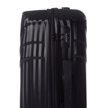 Troler Mediu ABS 4 Roti Duble Ella Icon Arrow 1154-66 cm Negru - Img 5