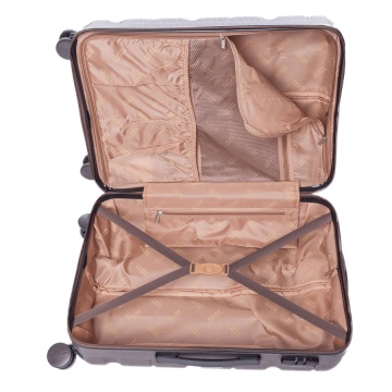 Troler Mediu ABS 4 Roti Ella Icon Brick 1193-66 cm Maro - Img 2