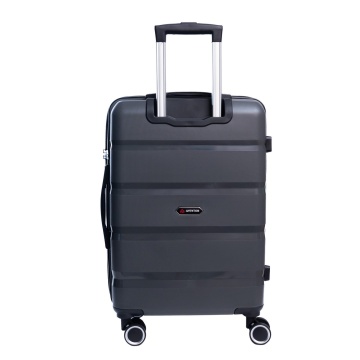 Troler mediu Aventor AV102, bagaj de cala, 62.5x40.5x25 cm, polipropilena, cifru TSA, 4 roti duble 360°, antracit - Img 8