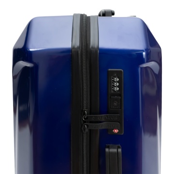 Troler mediu Aventor AV103, policarbonat, 67x43x25 cm, bagaj de cala, folie de protectie, cifru TSA, bleumarin, RESIGILAT - Img 7