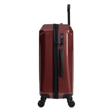 Troler mediu Aventor AV103, policarbonat, 67x43x25 cm, bagaj de cala, folie de protectie, cifru TSA, grena - Img 6