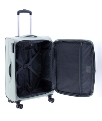 Troler Mediu, Extensibil, 4 Roti Duble, Nylon, Gladiator, Arctic, MG 3711 - 66 cm, Verde - Img 2