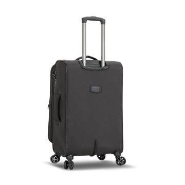 Troler Mediu Extensibil 66x41x24 cm Lee Cooper, Poliester, 4 Roti Duble, LC33503, Antracit - Img 10