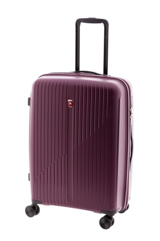 Troler mediu extensibil Gladiator Calypso, polipropilena, cifru TSA, 63 cm, grena