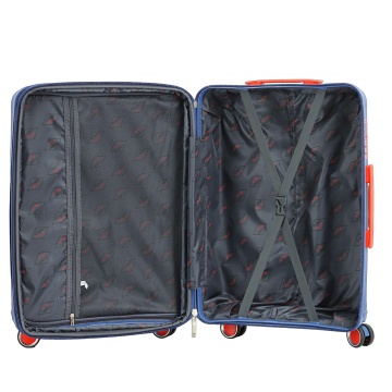 Troler mediu extensibil Lee Cooper LC33403, 67x43x26 cm, bagaj de cala, 100%polipropilena, cifru, 4 roti 360°, negru - Img 2