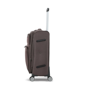 Troler mediu extensibil Madisson, 66x41x24/29 cm, poliester, bagaj de cală, 4 roți duble, cifru, SW55104, maro - Img 24