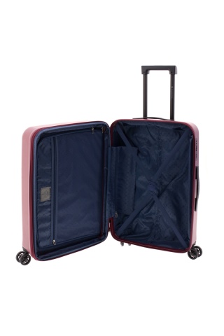 Troler Mediu Extensibil, Policarbonat, Cifru TSA, Gladiator, Nomadtec, MG 3211 - 65 cm, Grena - Img 3