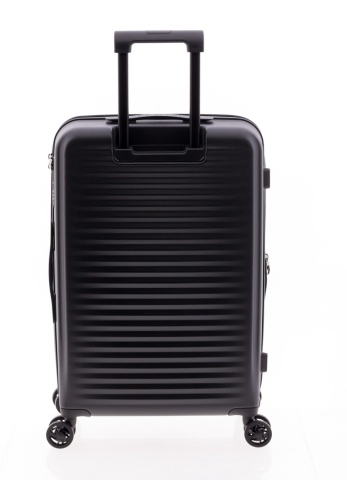 Troler Mediu Extensibil, Policarbonat, Cifru TSA, Gladiator, Nomadtec, MG 3211 - 65 cm, Negru - Img 10