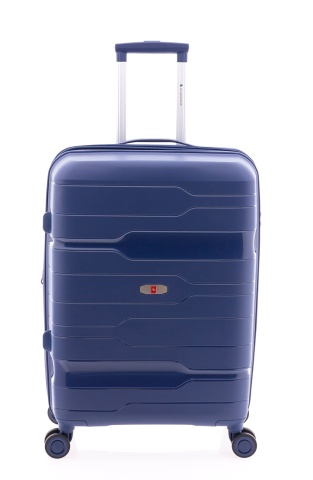 Troler mediu Gladiator Boxing MG 3811, roti cu suspenie, extensibil, polipropilena, 67 cm, bleumarin - Img 8