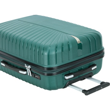 Troler mediu Madisson, 67x43x25 cm, polipropilenă, bagaj de cală, 4 roți duble, cifru, SW62103, verde închis - Img 19