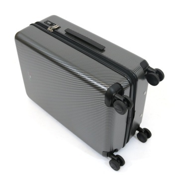 Troler Mediu Policarbonat Cifru TSA 4 Roti Duble Ella Icon Shine 2511 - 68 cm Negru - Img 3