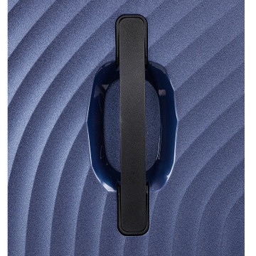 Troler mediu Snowball SW47203, polipropilena, fermoar antifurt, cifru TSA, 4 roti duble, 69 cm, bleumarin - Img 12