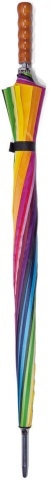 Umbrela de ploaie, Benzi, PA66, Multicolor - Img 3