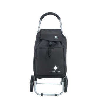 Carucior cumparaturi Madisson SW42028, 55L, 2 roti, buzunar termoizolant, negru - Img 5