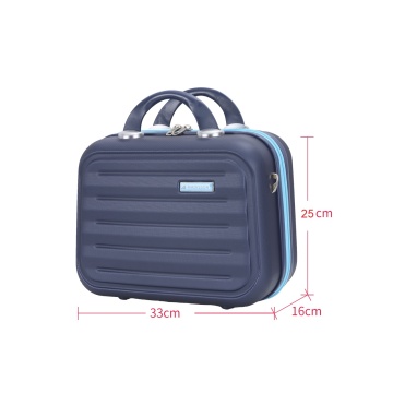 Geantă Cosmetice 33x25x16 cm, ABS, 14 L, Madisson SW66802, Bleumarin - Img 3