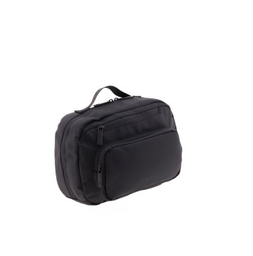 Geantă de cosmetice unisex Vogart Sync 28x19x10 cm, poliester impermeabil, cu protecție RFID, 5.3L, negru - Img 7