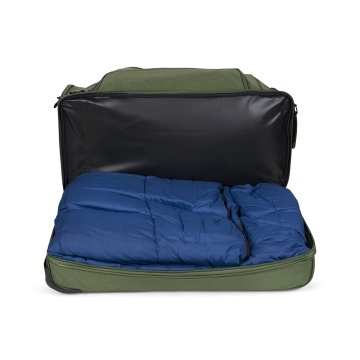 Geanta de voiaj cu role XL TravelZ, 2 compartimente, poliester, 72 cm, verde - Img 4
