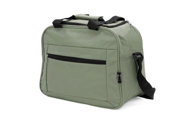 Geantă de voiaj impermeabilă 40x30x20 cm Wizz Air/Ryanair, poliester cauciucat, Benzi BZ 5888, Verde