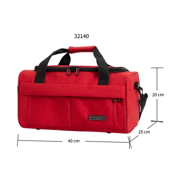 Geanta de voiaj pentru Wizz Air/Ryanair, Snowball, SW32140 - 40 cm, Rosu - Img 3