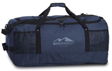 Geanta de voiaj pliabila cu role, Diamond Poliester, Southwest, F30361, 74W, Bleumarin