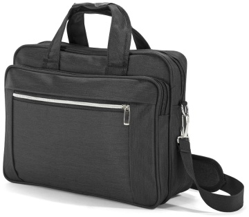Geanta laptop 14", pentru Wizz Air/Ryanair, Benzi, BZ 5667, Negru