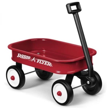 Jucarie - carucior Radio Flyer Little Rosu Wagon 3+ ani