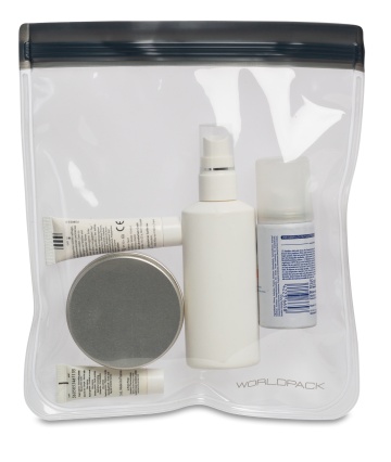 Punga pentru cosmetice, PVC, pentru bagaj de cabina, Worldpack, F10459
