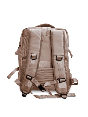 Rucsac Avion Diamond 40x30x20 cm Wizz Air/Ryanair, Poliester, 24 L, BZ 5897, Bej - Img 3