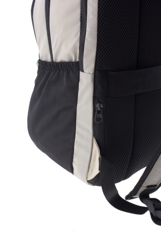 Rucsac calatorie avion Vogart Boreal, Wizz Air/Ryanair 40x28x18 cm, compartiment laptop 13", nylon ripstop, hidrofug, bej - Img 6