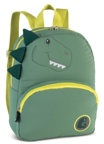 Rucsac copii Fabrizio Dino F20692, 24x30x10 cm, nylon, verde