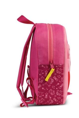 Rucsac copii Fabrizio Peppa Pig 3D F20682, 29x23x10 cm, poliester, roz - Img 3