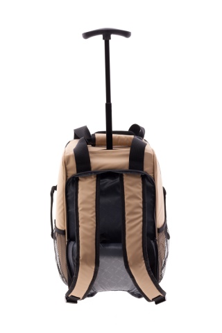 Rucsac cu role 40x25x20 cm, Wizz Air/Ryanair, PVC impermeabil, Gladiator Polar, MG 3958, 14", Bej, RESIGILAT - Img 15