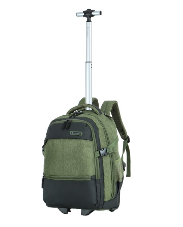 Rucsac cu role Snowball SW48448, poliester 600D, kaki