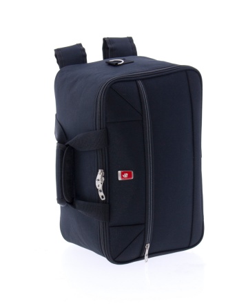 Rucsac de calatorie, tip geanta, pentru Wizz Air/Ryanair, Gladiator, Metro, MG 2128 - 40 cm Negru - Img 11
