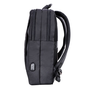 Rucsac laptop 15.6", Wizz Air/Ryanair, Snowball, SW22107, poliester 1680D, port USB, negru - Img 14