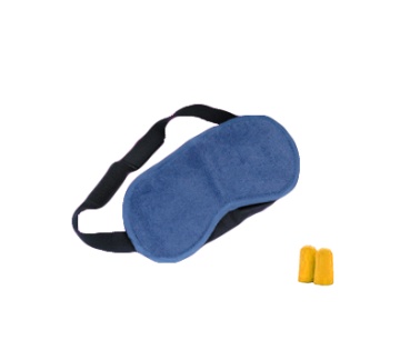 Set Ochelari + Dopuri de urechi pentru dormit, Snowball, SW68004