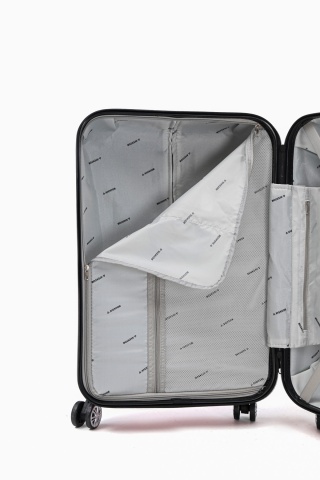 Set trolere Aventor, Polipropilenă, Cifru TSA, 4 Roți Duble 360°, AV109, 4 Piese, Roșu - Img 4